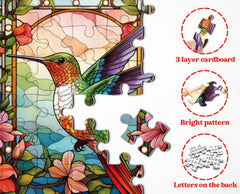 PPuzzling Hummingbird puzzle 1000 pieces offers a challenging experience