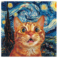 PPuzzling kitten art close-up highlights playful detail for cat lovers and art fans
