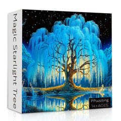 PPuzzling Magic Starlight Tree of Life puzzle box featuring vibrant cover art for an engaging challenge.