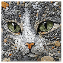 PPuzzling Nature Pebble Kitten puzzle showing natural textures for engaging assembly