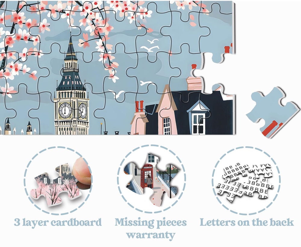 PPuzzling Romantic city stroll puzzle to spark cozy home decor ideas.
