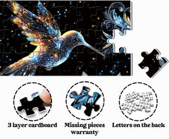 PPuzzling starry-background-puzzle adds magical ambiance to any room