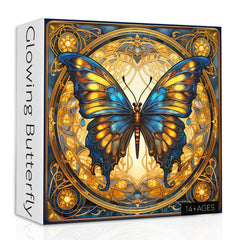 PPuzzling Vintage Butterfly Puzzle featuring 1000 pieces for a calm, immersive experience.