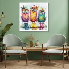PPuzzling wall art after assembly – doubles as cheerful home decor.