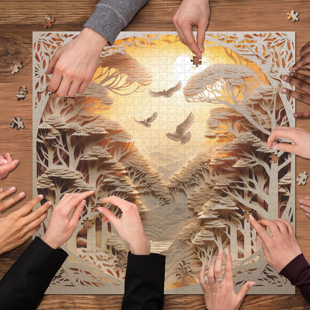 PPuzzling Wall Decor Puzzle Art adds vibrant color to rooms