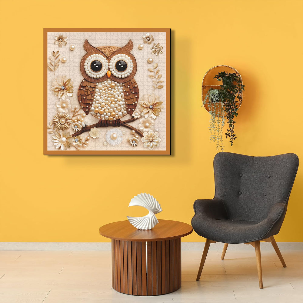 PPuzzling Wall Decor Idea great for solo evenings or family art sessions