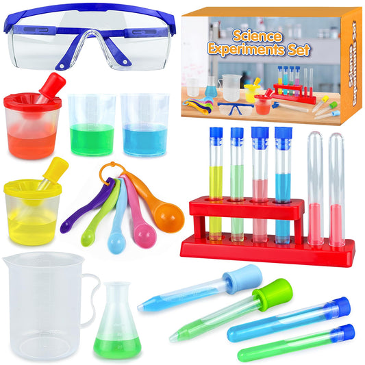PPXMEEUDC educational lab kit with test tubes and caps for safe experiments