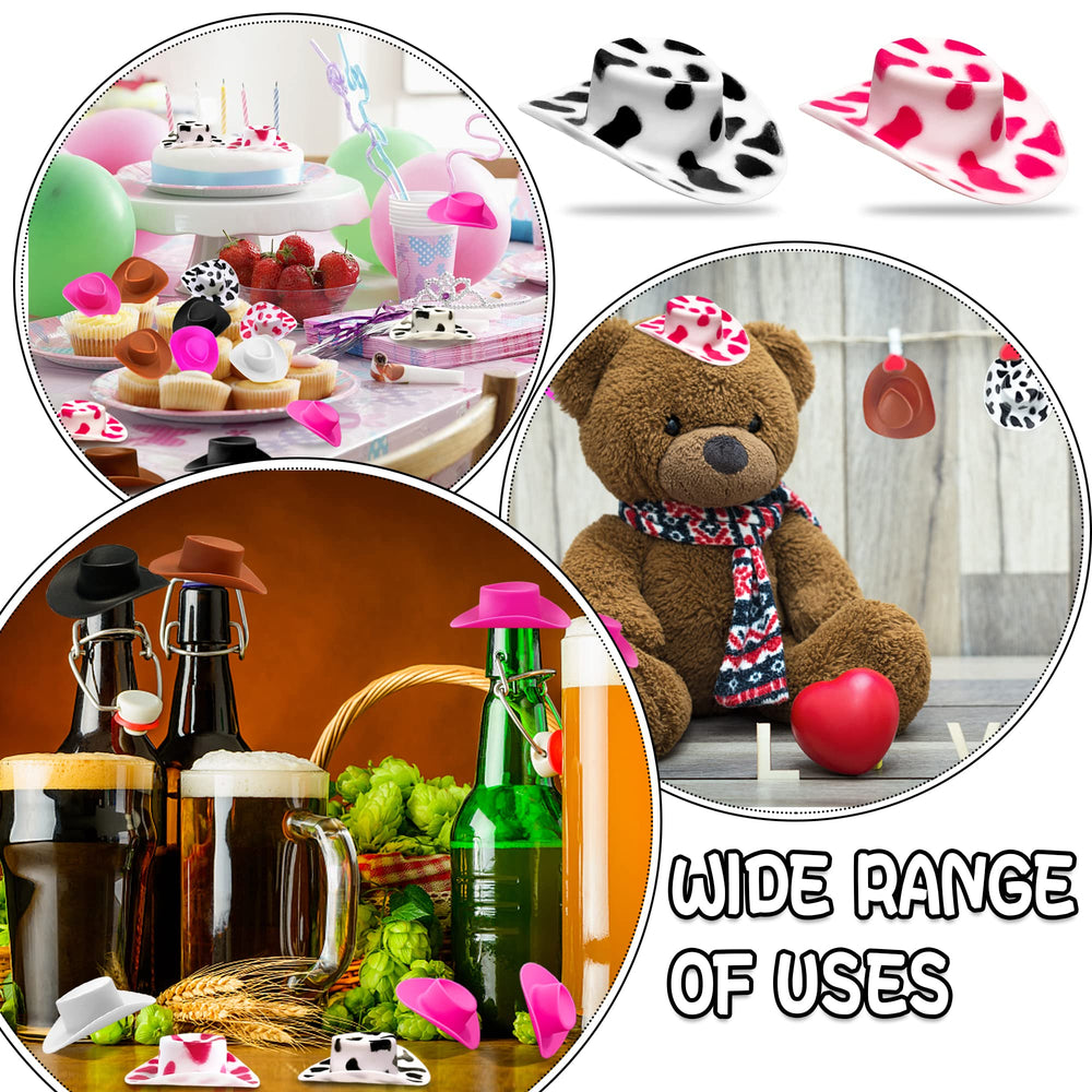 PPXMEEUDC plastic hats with oval mouths fit small-mouth bottles