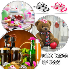 PPXMEEUDC plastic hats with oval mouths fit small-mouth bottles