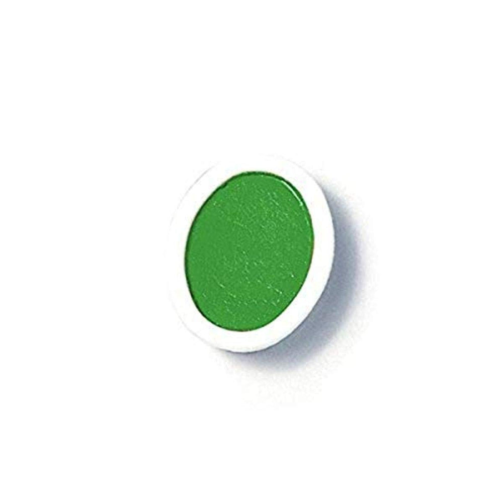 Prang refill pans for oval watercolor set in green, wax-free pigments for smooth color laydown