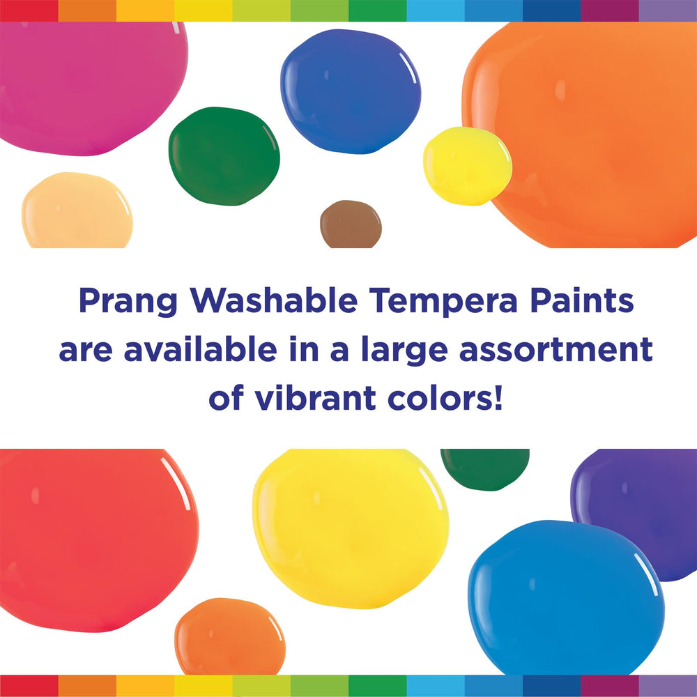 Prang Classroom Paint – ergonomic cap helps reduce spills during projects.