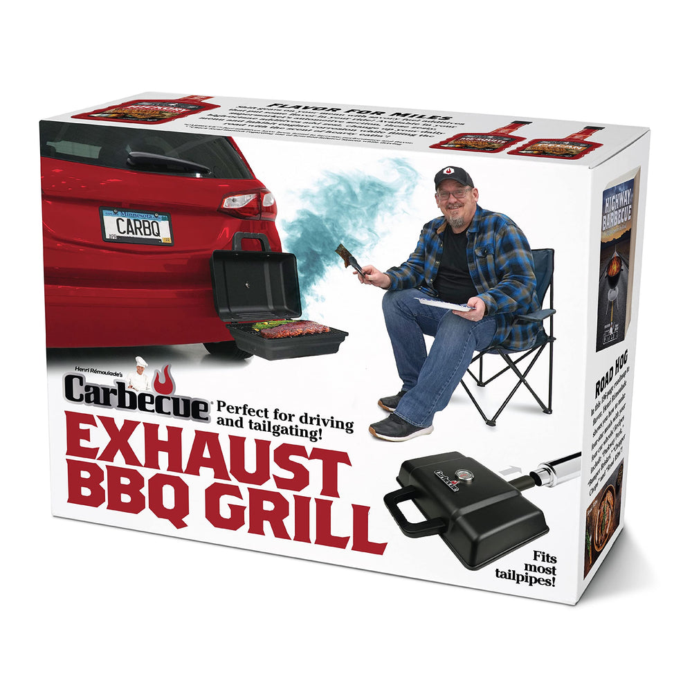 Prank Pack Carbecue front view with a humorous gag box ready to surprise.