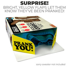 Prank Pack Prank Box inside view previews empty gift setup