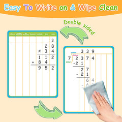 PraxiKidy classroom math whiteboard supports guided division work.