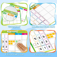 PraxiKidy laminated dry-erase sheets are sturdy and reusable for daily practice.