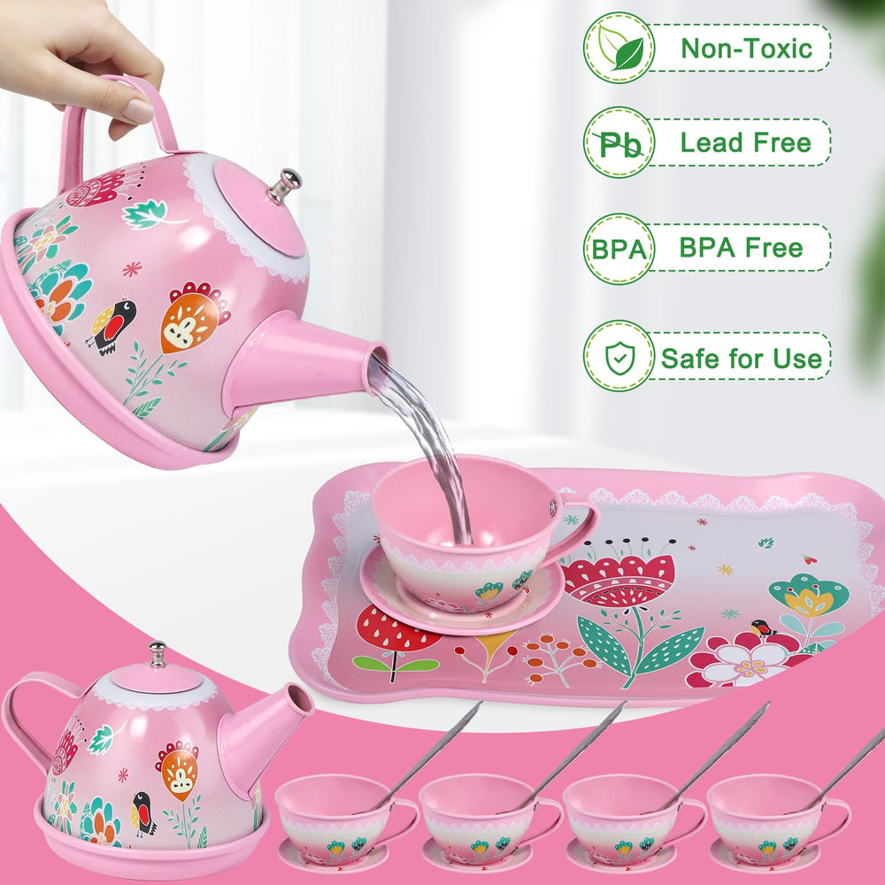 PRE-WORLD tiered cake stand displays pretend desserts