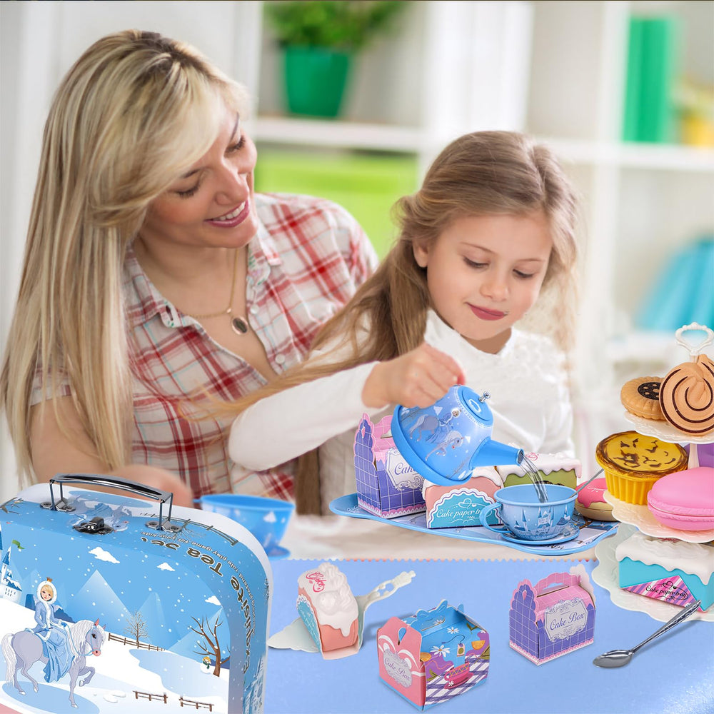 PRE-WORLD Tea Party sweets assortment supports varied pretend menus