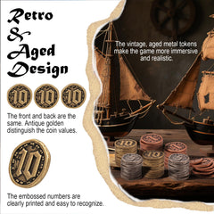 Prefdo coins stored in included drawstring pouch for easy organization.