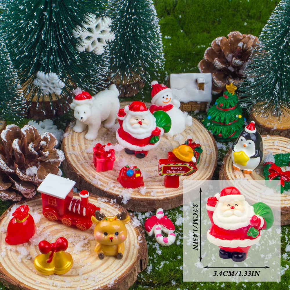 Prehalpty Santa Claus miniature figurine for holiday décor and DIY projects.