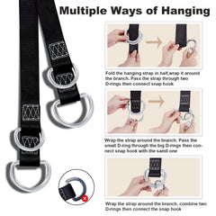 Premkid two straps included provide versatile hanging options.