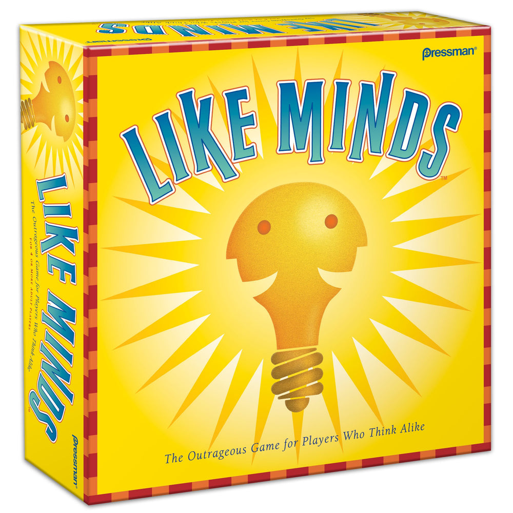 Pressman Like Minds board with brain centerpiece, ideal for group play.