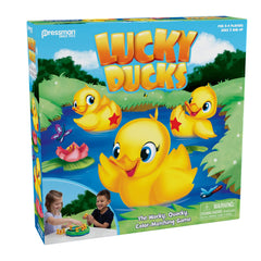 Pressman Lucky Ducks battery compartment powering the moving pond