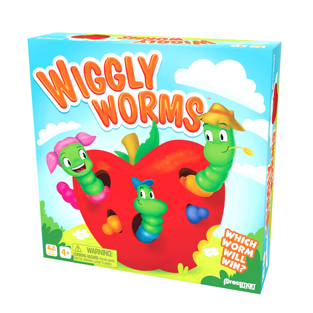 Pressman Wiggly Worms worms wiggle, boosting memory and color recognition