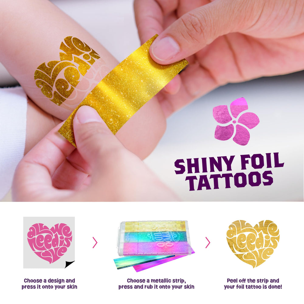 Pretty Me gem-sticker-embellishments add sparkle for custom tattoos.