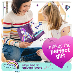 Pretty Me unicorn stamps and inkpad for fun, colorful stamping projects.