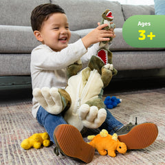 PREXTEX baby dinosaur plushies are gentle for cuddling and safe for hugs