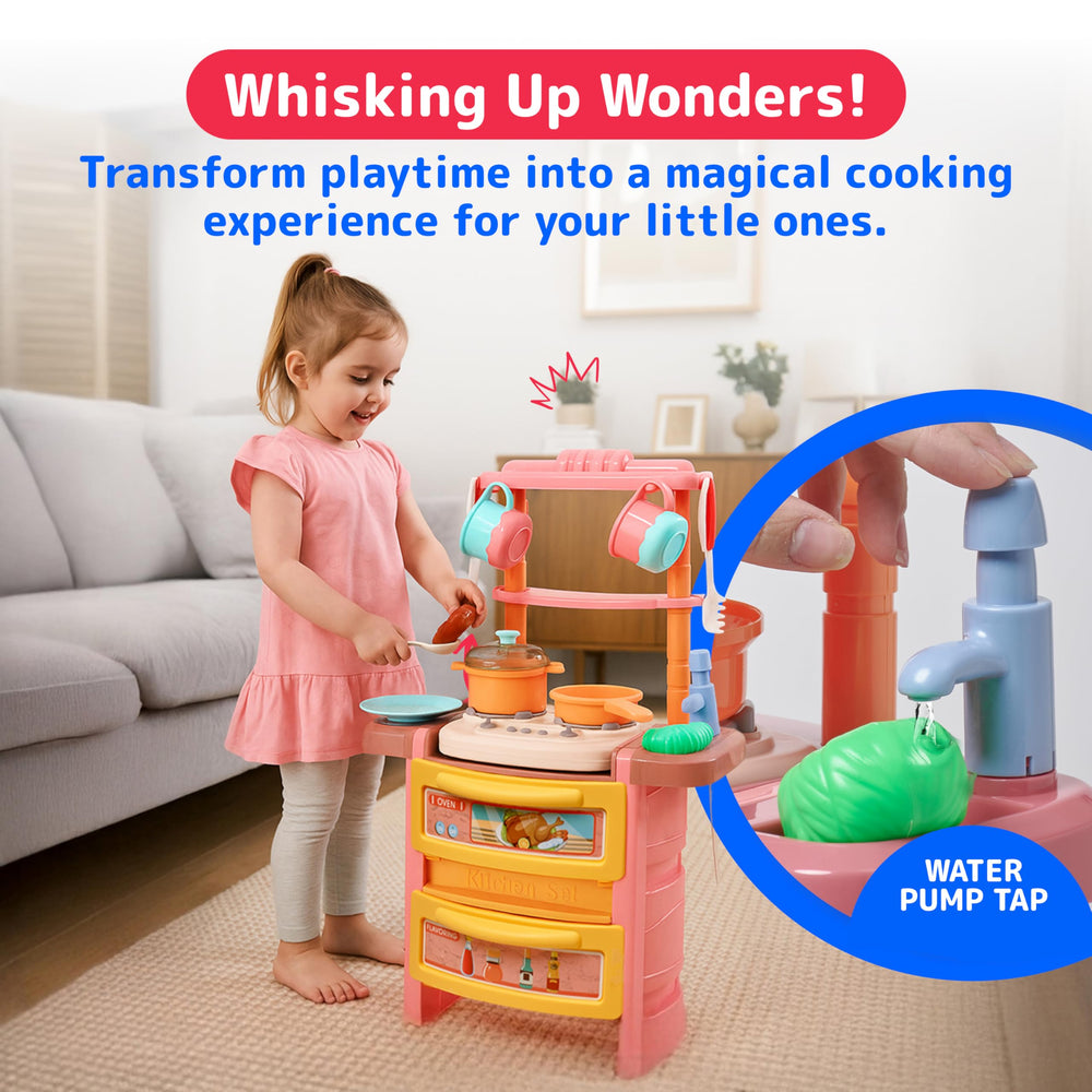 PREXTEX simulated steam adds realism to cooking adventures in a colorful kitchen.