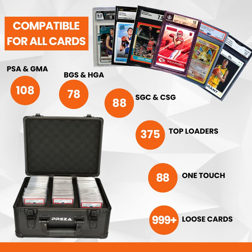 PREZA lock and keys image, secure protection for your collection on the go