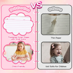 PrinBarBee portable A5 diary is easy to carry for school.