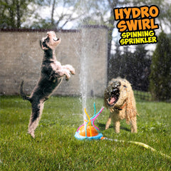 Prime Time lightweight sprinkler is easy to move around the yard.