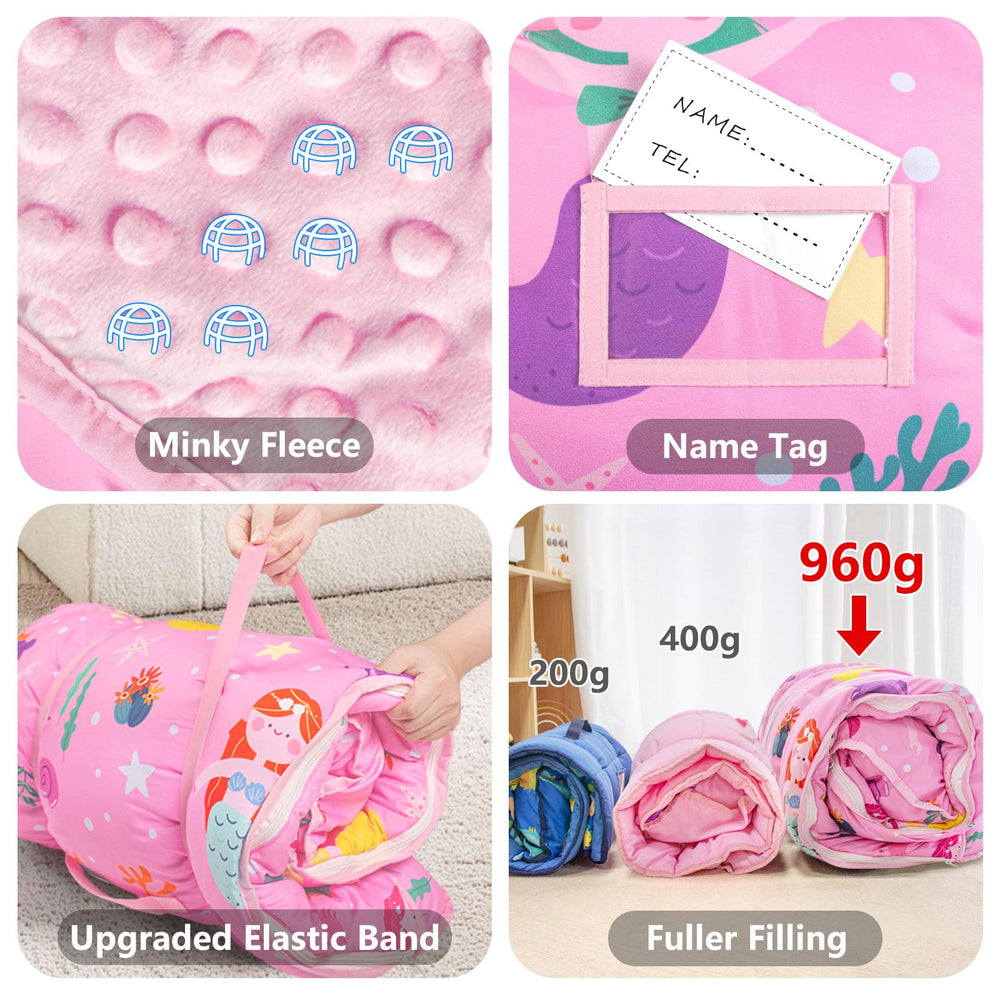 PRIMLECT 55x22 nap mat emphasizing extra thickness and comfort.