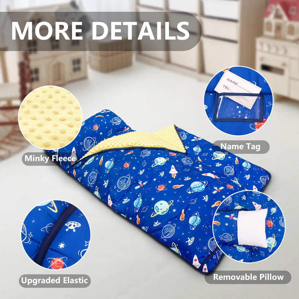 PRIMLECT nap mat all-in-one design, compact roll-up for easy storage.