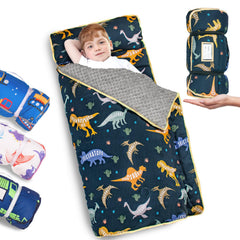 Primlect nap mat dinosaur cover for comfy preschool naps