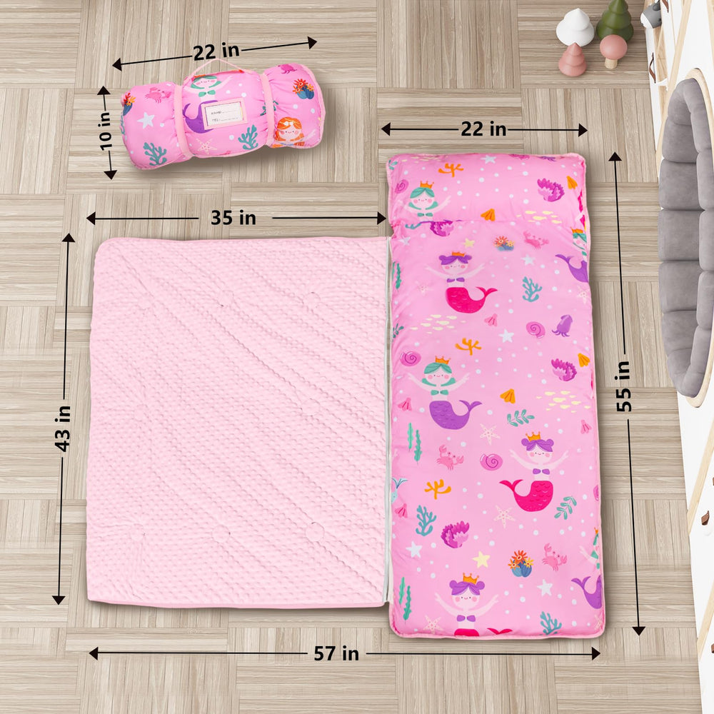 PRIMLECT nap mat with built-in pillow for cozy rest.