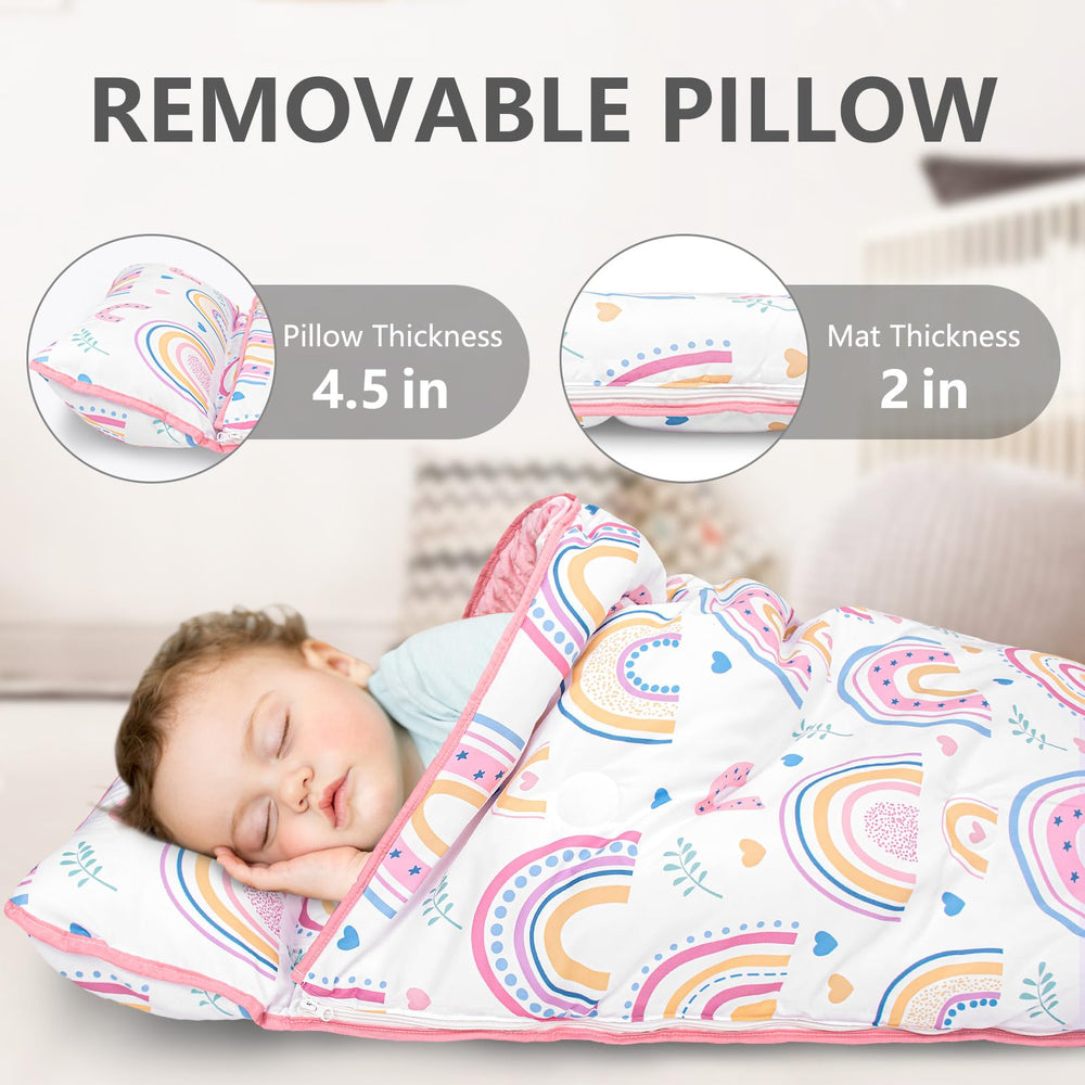 PRIMLECT 55x22 inch nap mat for spacious toddler rest on the go.