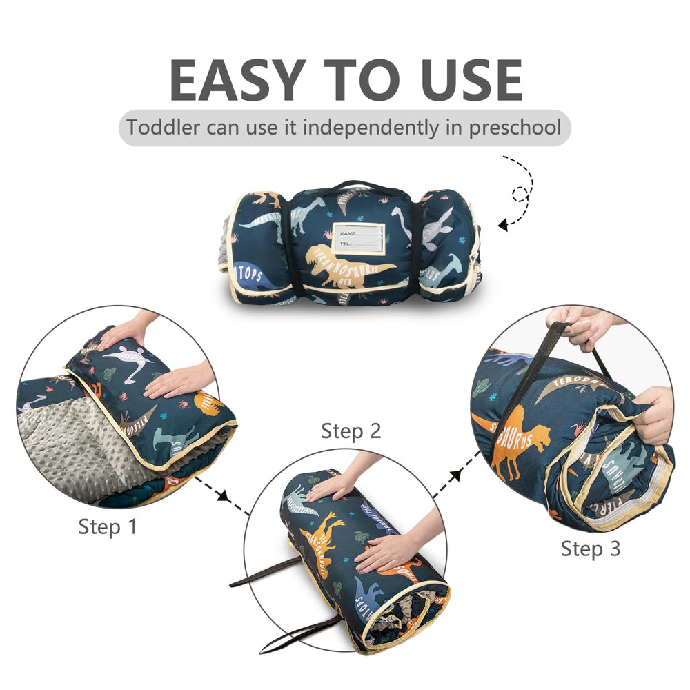 Soft poly microfiber fabric of PRIMLECT nap mat for cozy naps