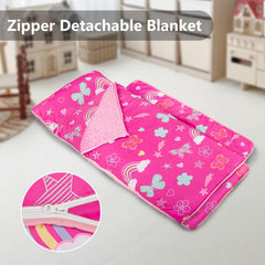 PRIMLECT nap mat detachable blanket close-up for easy cleaning