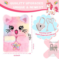 PrinBarBee Cat Diary lock and keys highlight privacy for personal thoughts.