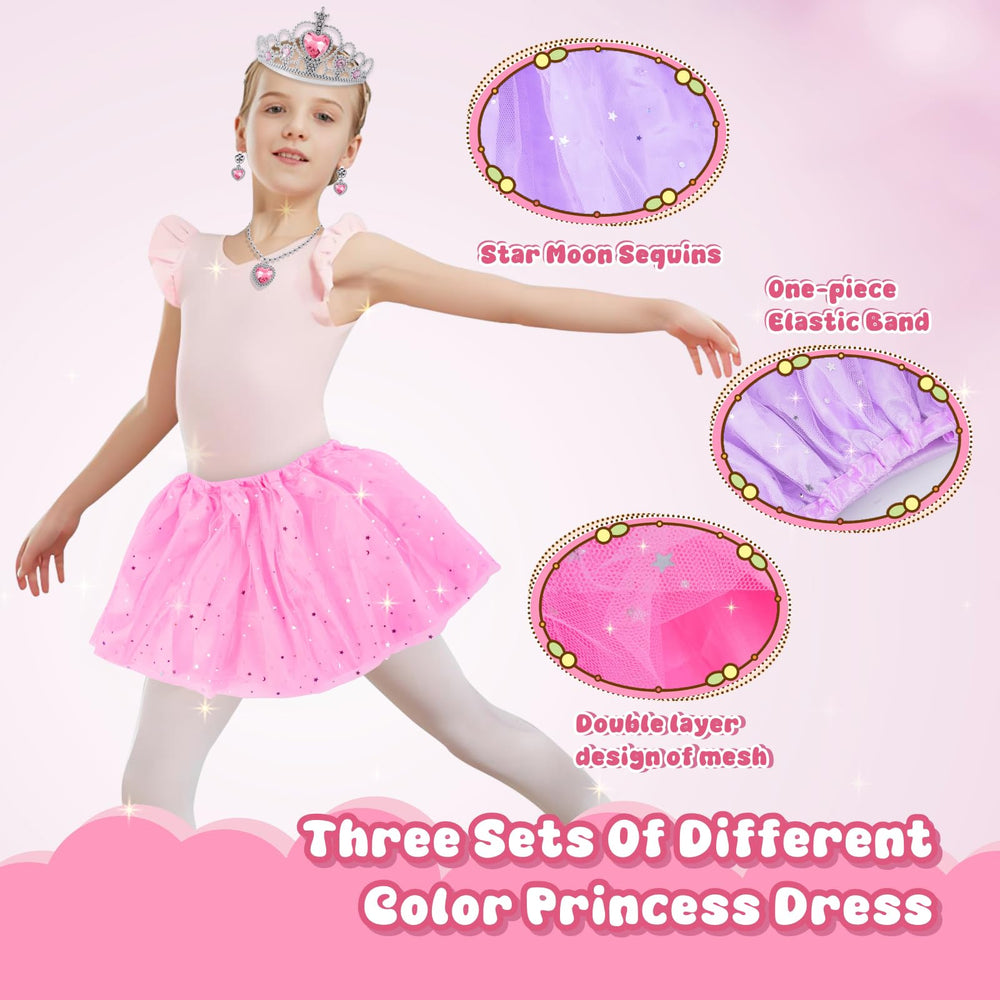 Storage box keeps Princess Costume for Girls accessories organized after play