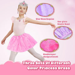 Storage box keeps Princess Costume for Girls accessories organized after play
