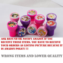 Princess Disney stampers measure 1.5 inches for easy stamping.