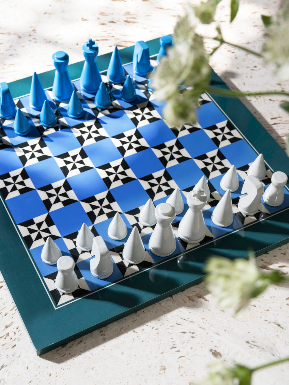 PrintWorks Poseidon board closeup reveals lacquered finish and vibrant contrasts