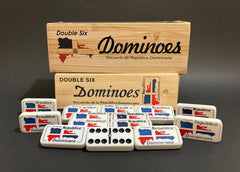 PRK 14 packaging for the Dominican Republic flag domino set