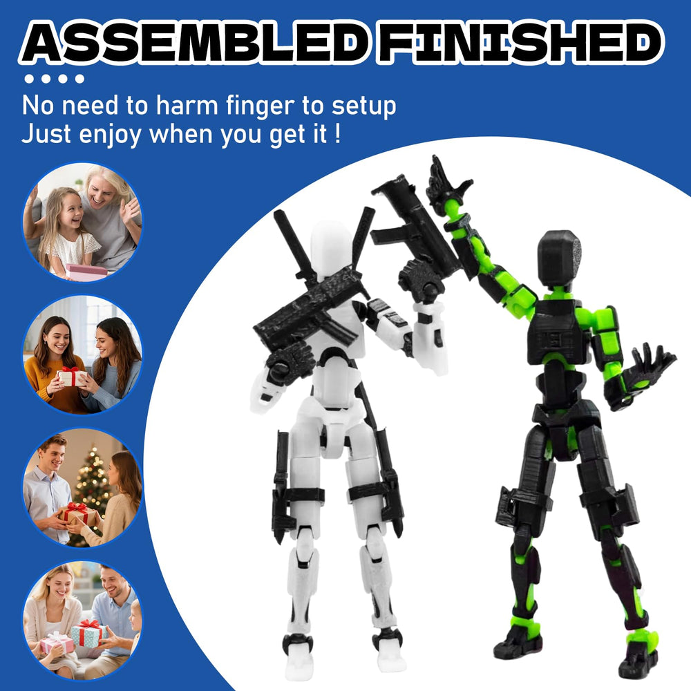prntedtou T13 pre-assembled figure ready for immediate display