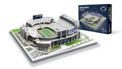 Pro-Lion Beaver Stadium 3D puzzle pieces ready for family assembly