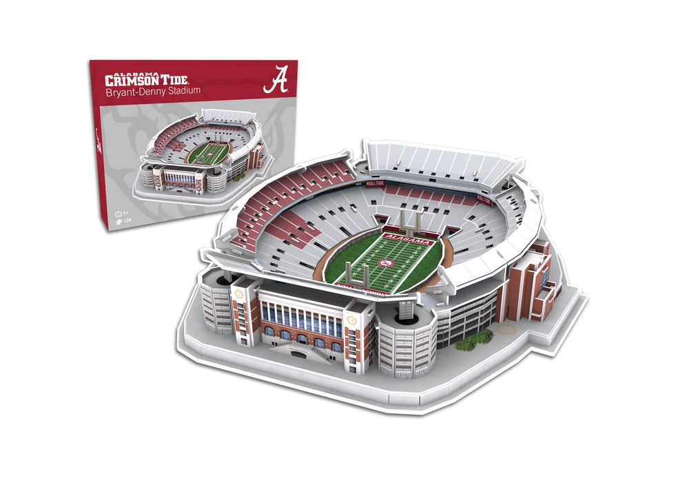 Pro-Lion Bryant-Denny Stadium 3D model puzzle with vivid colors for display and fan engagement